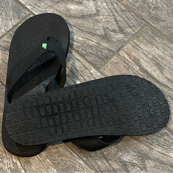 Sanuk Men’s Beer Cozy Flip Flops - Size 12 - Picture 5 of 7